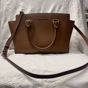 Michael Kors Brown Leather Women's Bag